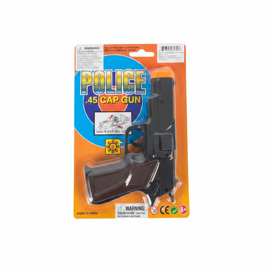 TOYS POLICE .45 CAP GUN 12PK