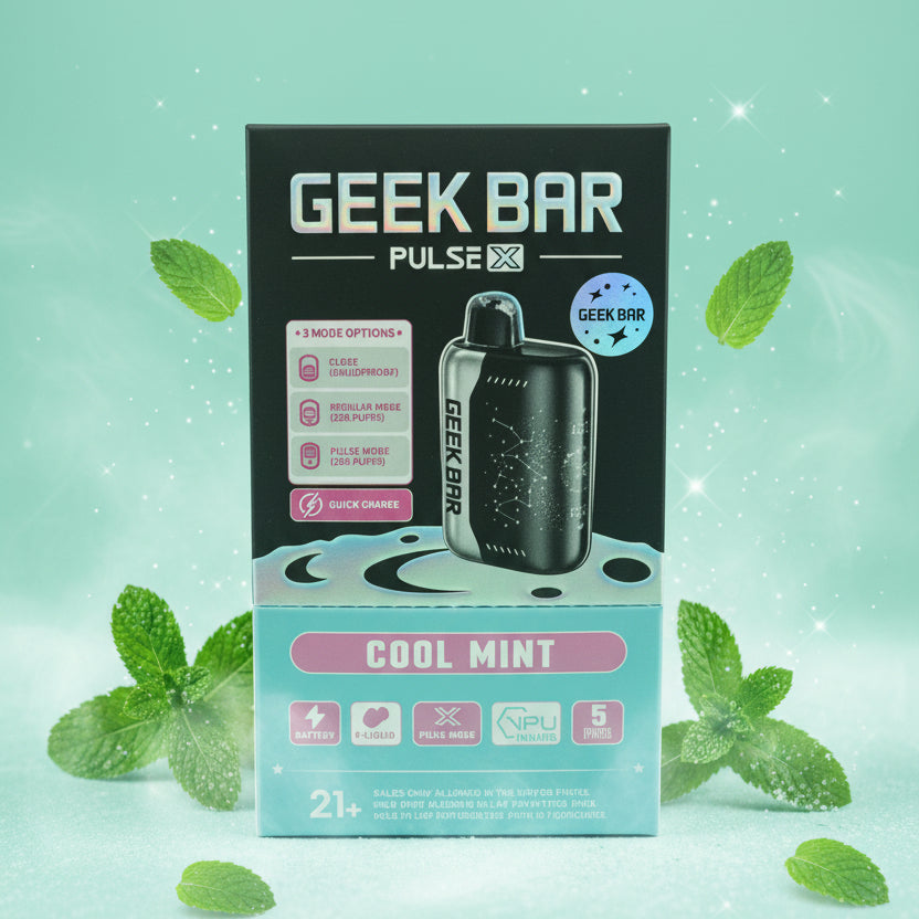 VAPE GEEK BAR PULSE X COOL MINT 5PK