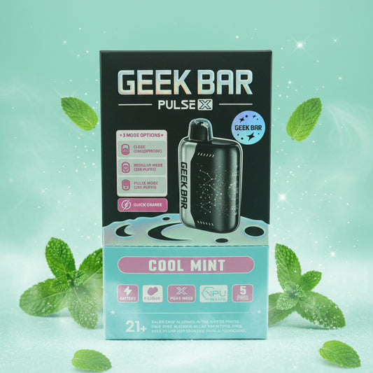 VAPE GEEK BAR PULSE X COOL MINT 5PK