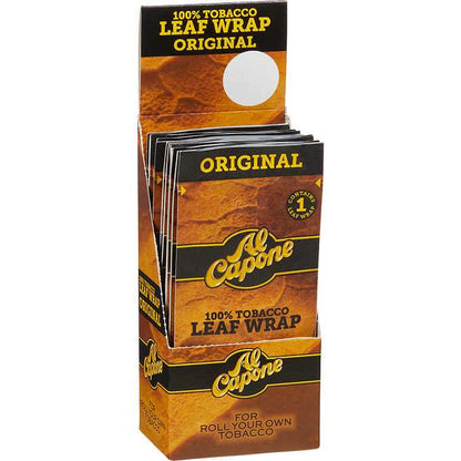 Al Capone 100% Tobacco Leaf Wrap 18/1PK