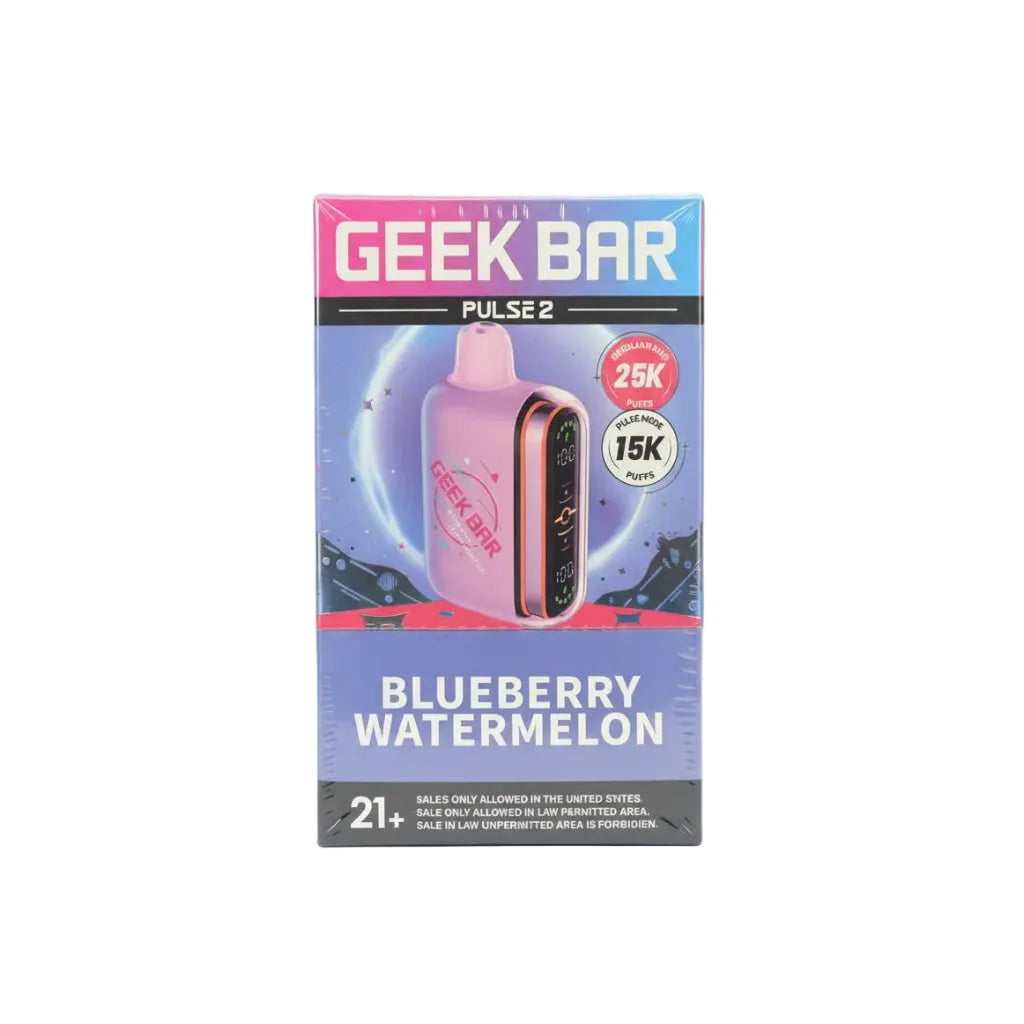 GEEK BAR PULSE2 HUBBA 25K VAPE 5PK