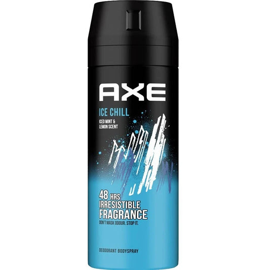 AXE DEODORANT BODY SPRAY ICE CHILL 150ML 1CT