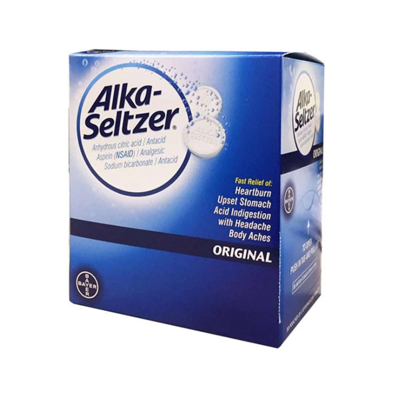 MEDICINE ALKA-SELTZER ORG BOX DUAL 25PK 2 TABLETS 1CT