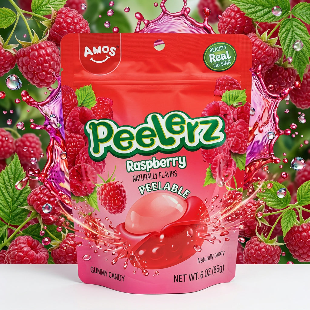 PEELERZ GUMMY RASPBERRY 6OZ 1CT