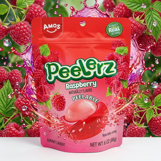 PEELERZ GUMMY RASPBERRY 6OZ 1CT
