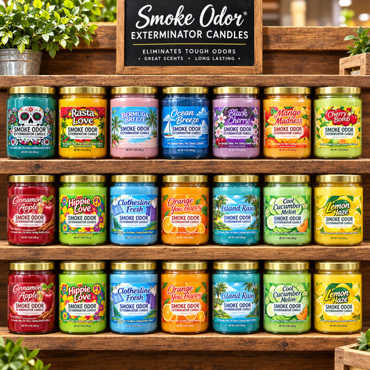 Smoke Odor Exterminator candle scents
