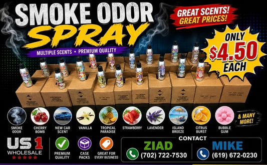 Smoke Odor Spray multiple scents