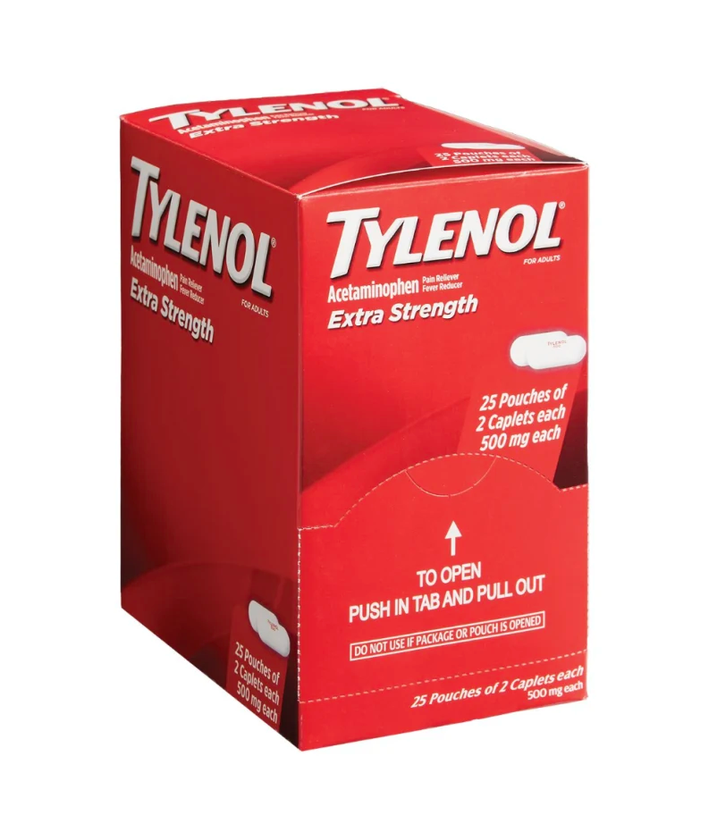TYLENOL EXTRA STRENGTH CAPLET 25CT – US 1 WHOLESALE