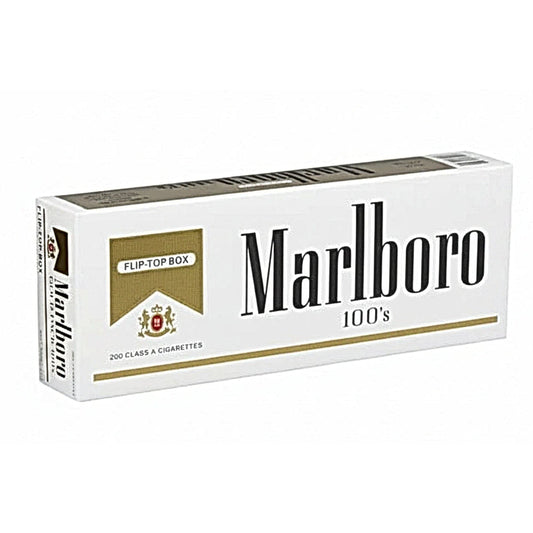 Marlboro Gold 100s cigarette carton